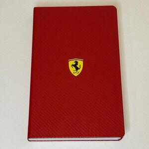 Ferrari Official Product Red SF Crest Notebook Journal Italy Bookmark